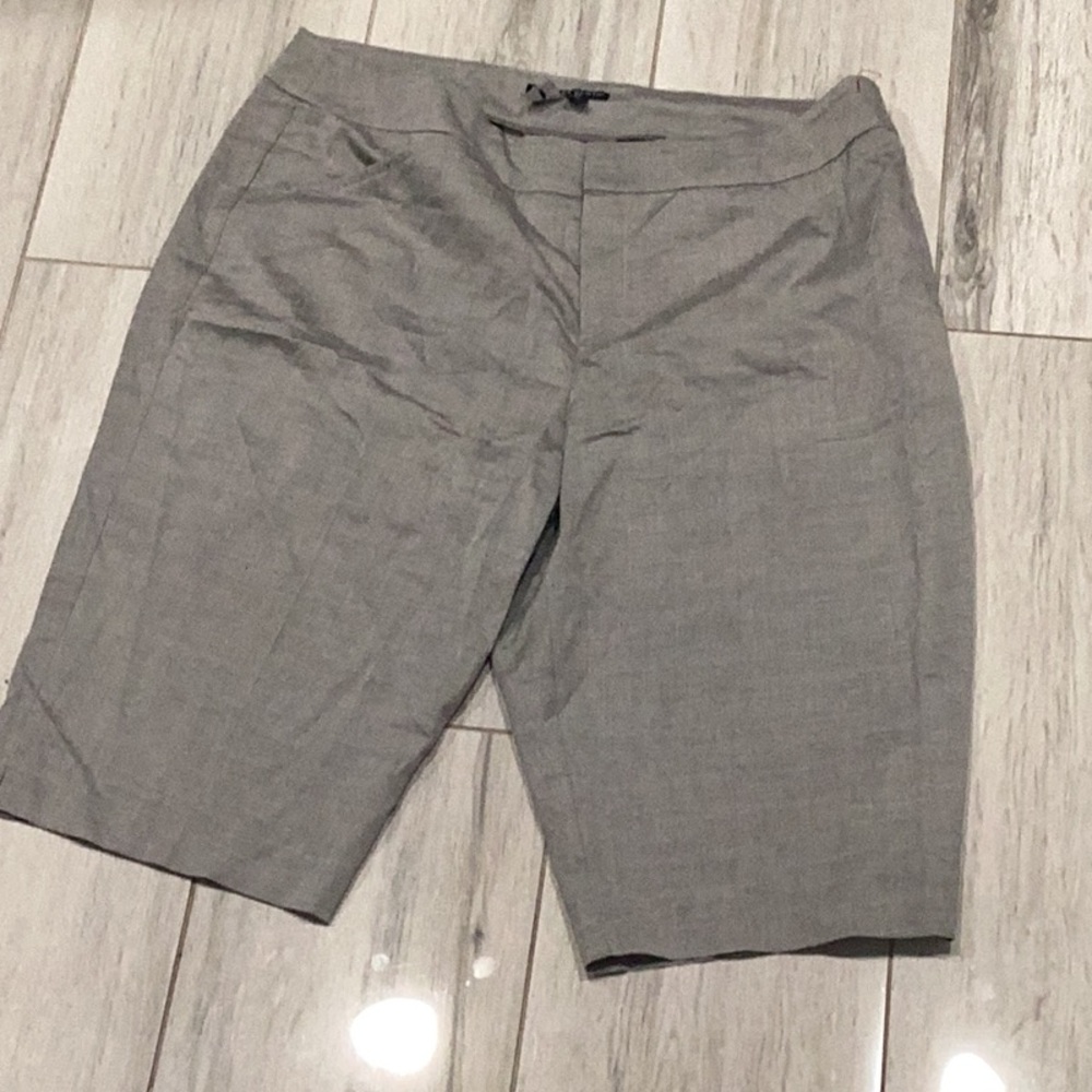 Gray Knee-Length Shorts